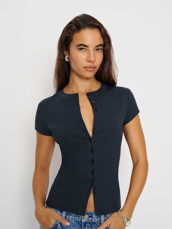 Raelynn Knit Top - Midnight