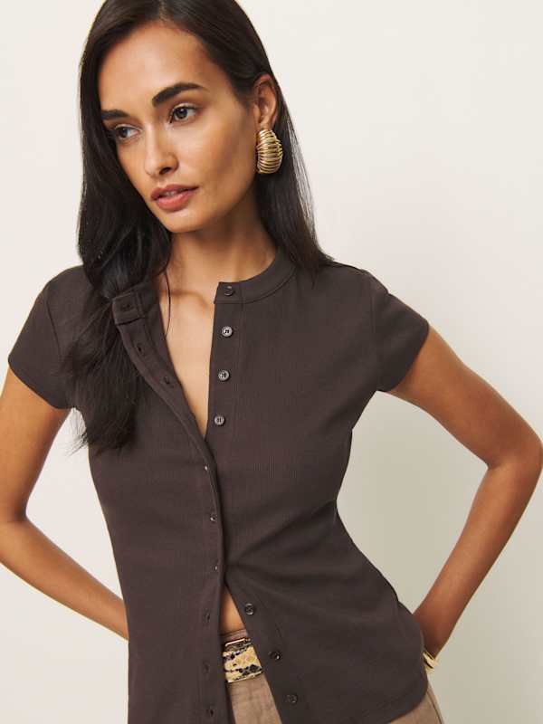 Raelynn Knit Top - Mole