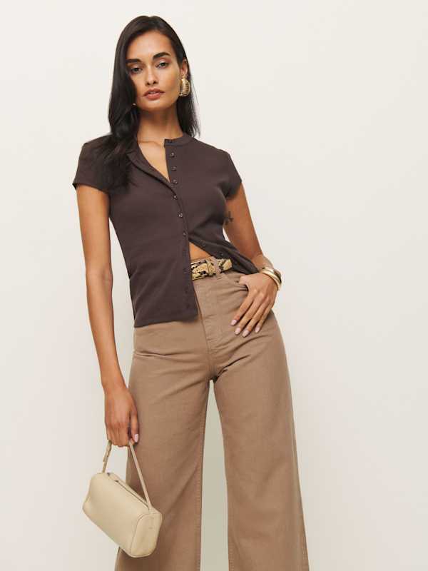 Raelynn Knit Top - Mole