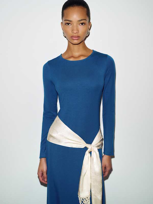 Kori Knit Dress - Caspian