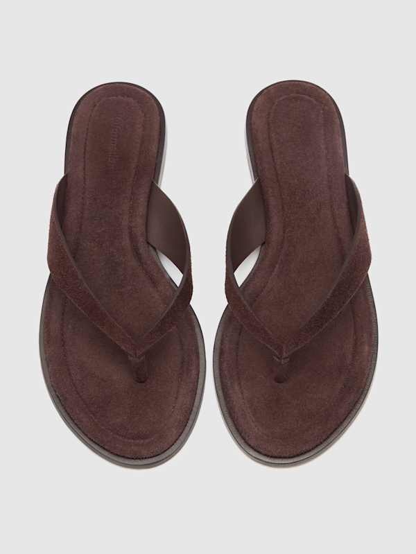 Jessie Thong Sandal - Suede Espresso