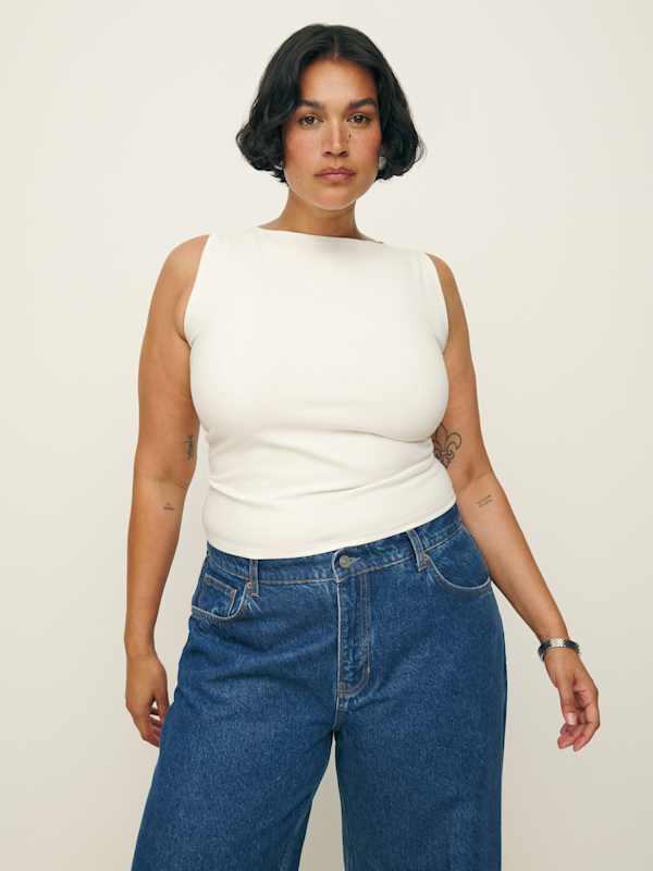 Dusk Knit Top Es - Fior Di Latte