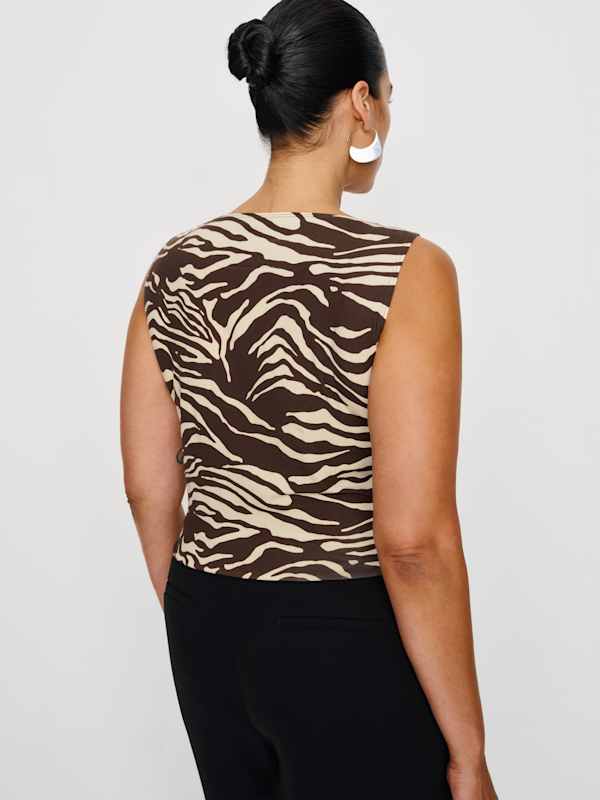 Dusk Knit Top Es - Stampede