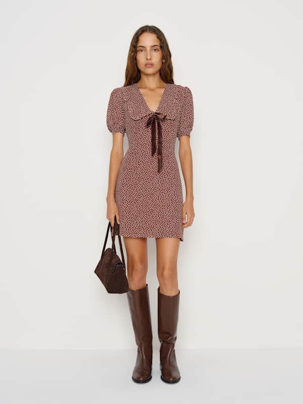 Kaylia Dress - Choco Dot