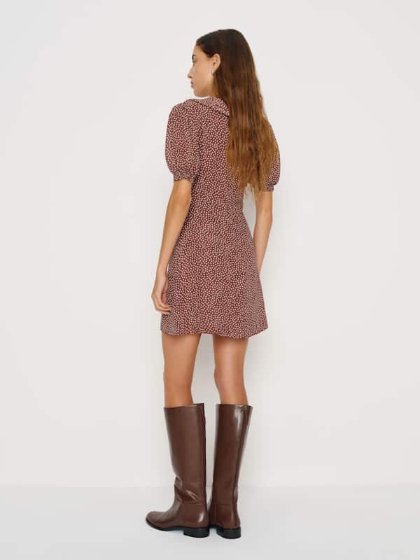 Kaylia Dress - Choco Dot
