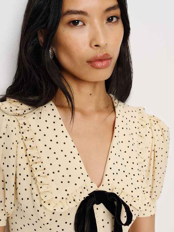 Kaylia Dress - Salt And Pepper