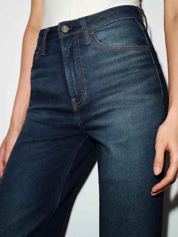 Bex Super Stretch High Rise Wide Leg Jeans - Lamond