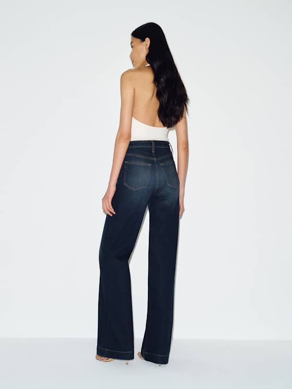 Bex Super Stretch High Rise Wide Leg Jeans - Lamond