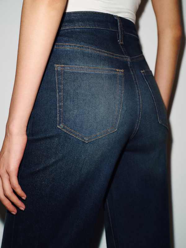 Bex Super Stretch High Rise Wide Leg Jeans - Lamond