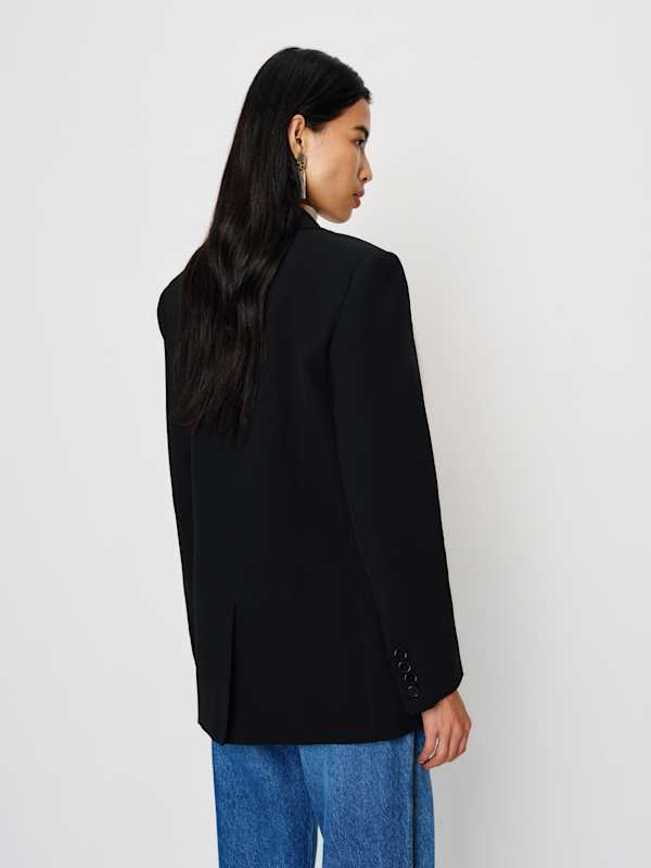 James Relaxed Blazer - Black