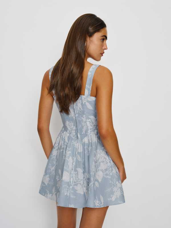 Daria Linen Dress - Angelic