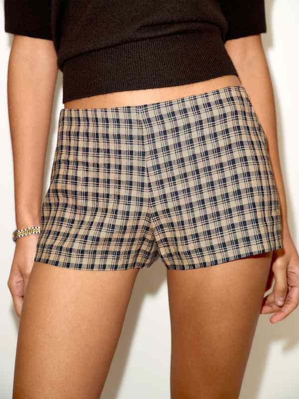 Short taille basse en lin June - Beacon Check