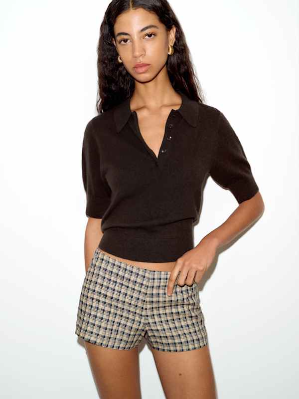 Short taille basse en lin June - Beacon Check