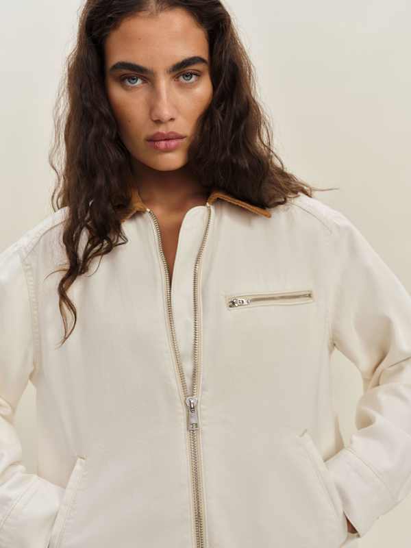 Harrison Utility Jacket - Fior Di Latte