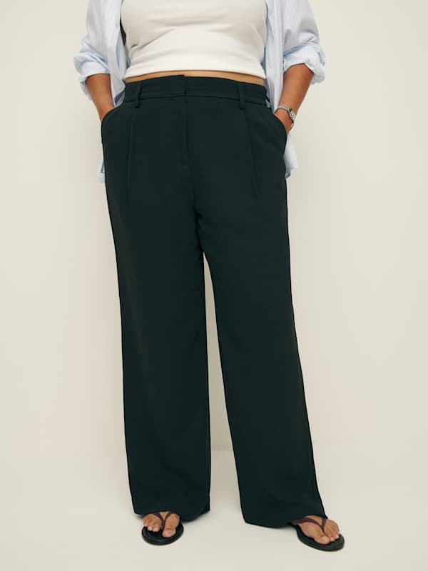 Alex Mid Rise Pant Es - Black