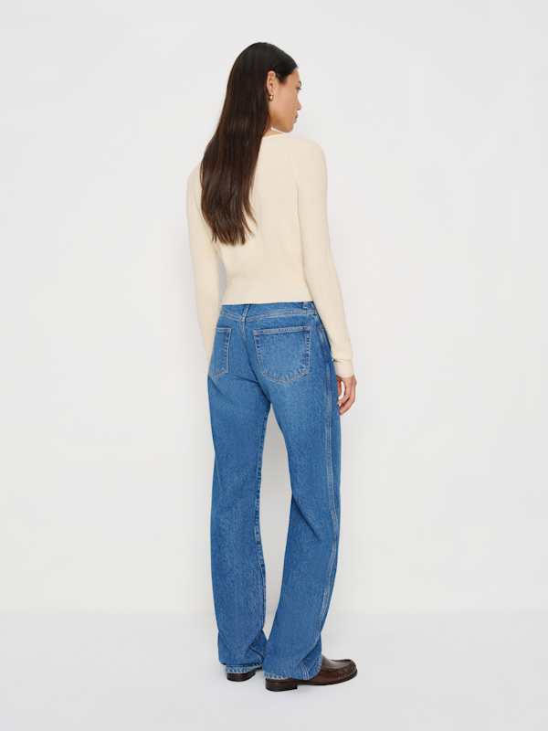 Meadow Regenerative Merino Cardigan - Cream