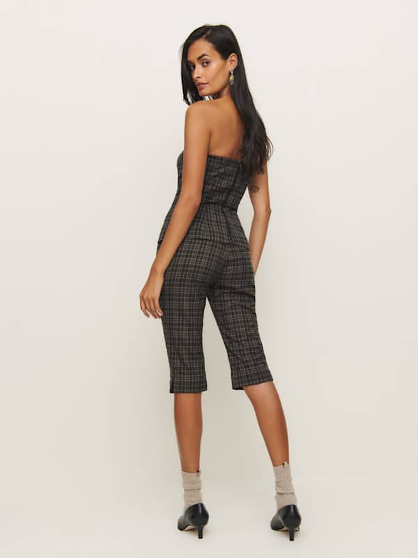 Petites Steeplechase Set - Taupe Check