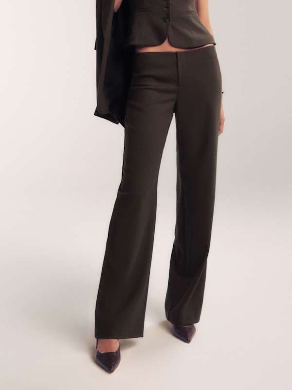 Petites Vida Low Rise Pant - Mole