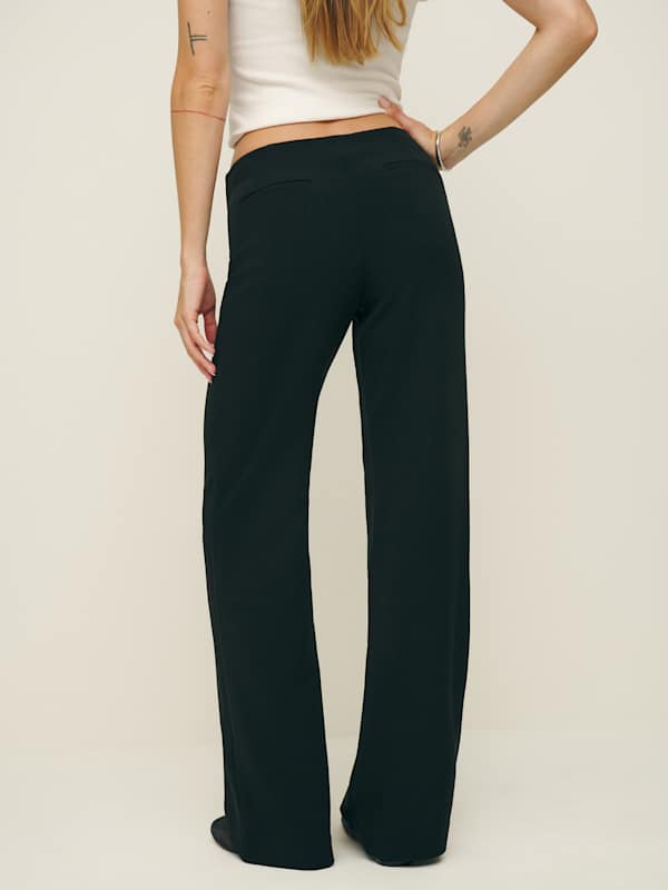 Petites Vida Low Rise Pant - Pitch Black