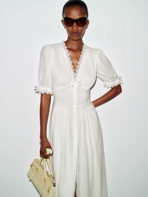 Ketra Dress - Ivory