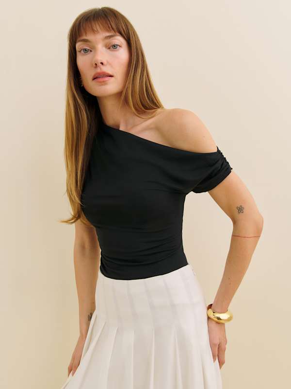 Belle Knit Top - Black