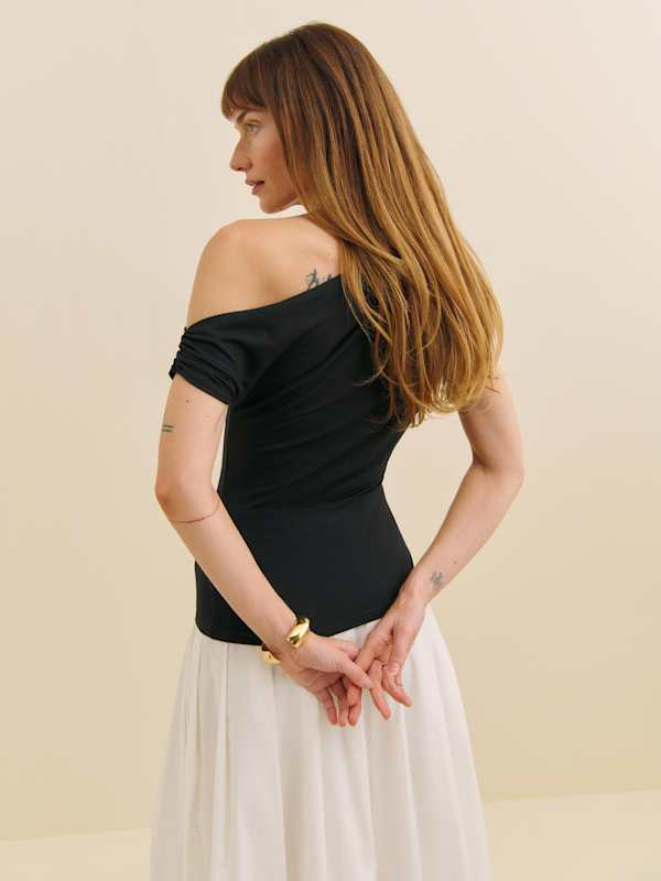 Belle Knit Top - Black