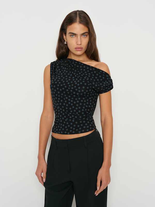Belle Knit Top - Cosmic Dot