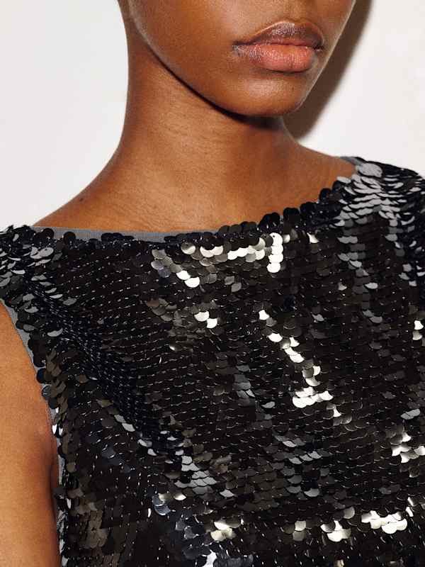 Lisa Knit Top - Galaxy Sequin