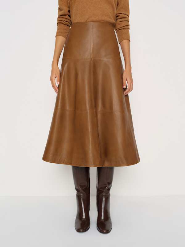 Veda Carmen Leather Skirt - Topanga Canyon Leather