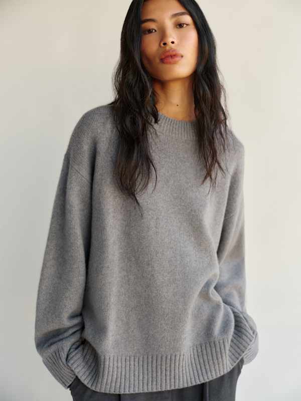 Cove Cashmere Oversized Crew - Husky