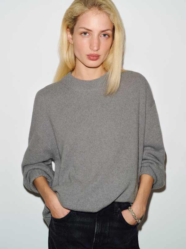Cove Cashmere Oversized Crew - Husky