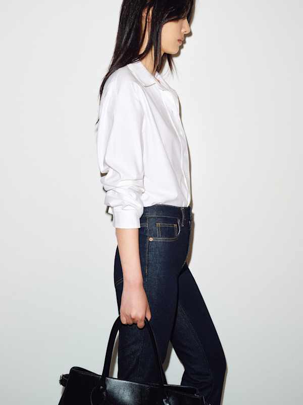 Eli Oversized Shirt - Bright White