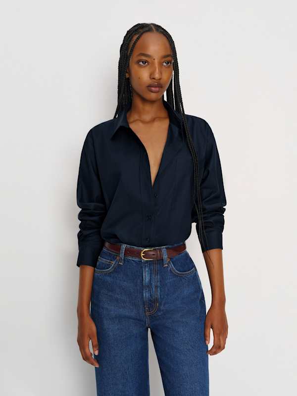 Eli Oversized Shirt - Midnight