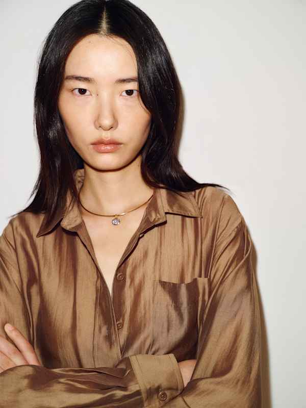 Eli Oversized Shirt - Sheer Sand
