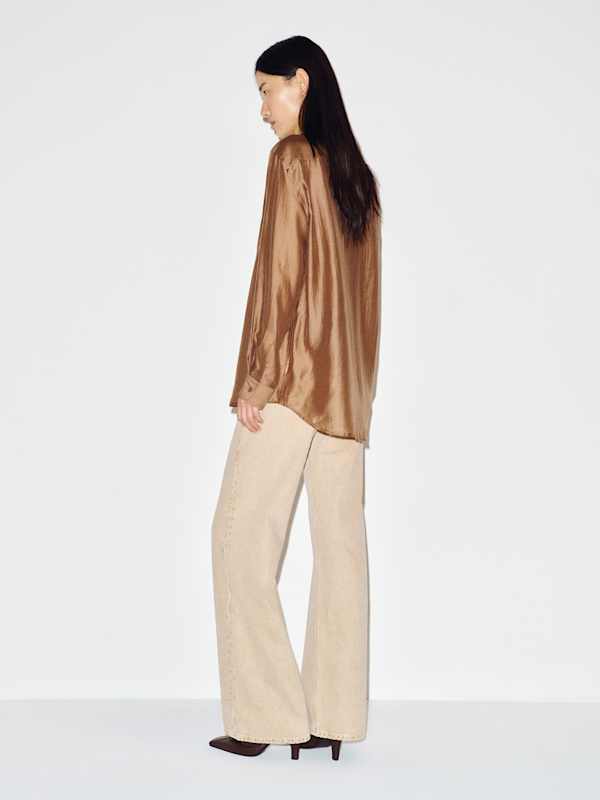 Eli Oversized Shirt - Sheer Sand