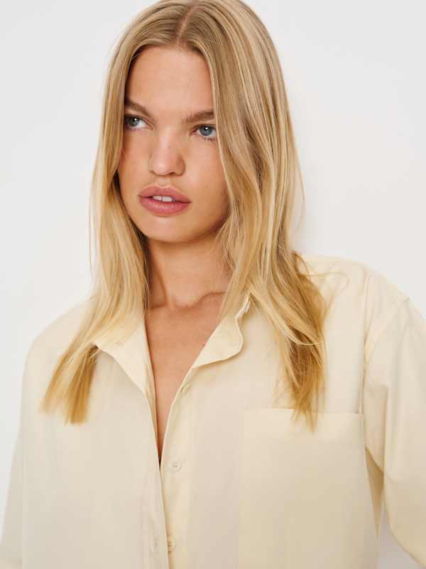 Eli Oversized Shirt - Sugar