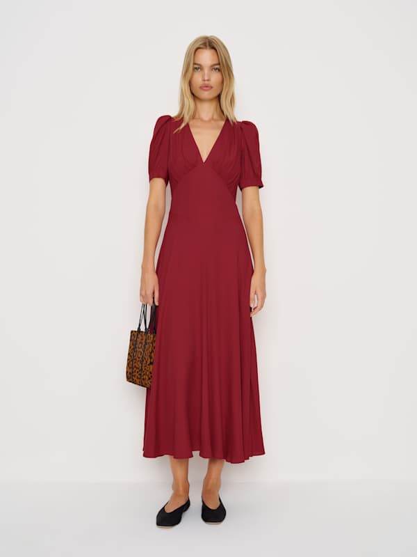 Naira Dress - Rubies