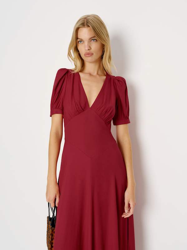 Naira Dress - Rubies
