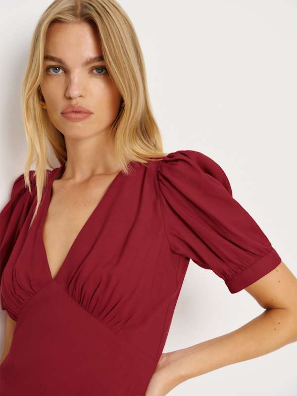 Naira Dress - Rubies