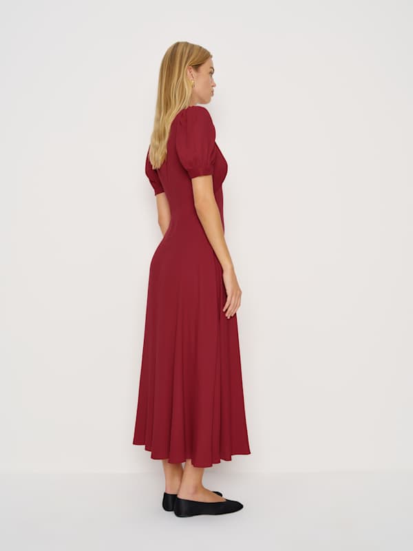 Naira Dress - Rubies
