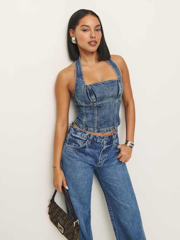 Lucinda Denim Top - Norman