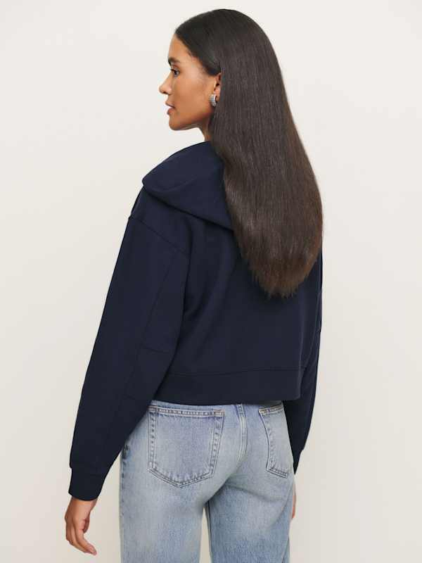 Austin Zip Up Hoodie - Midnight