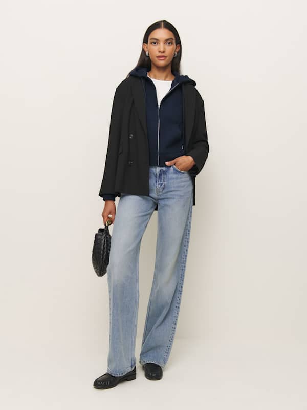 Austin Zip Up Hoodie - Midnight