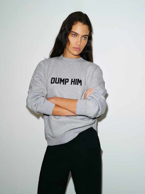 Emma Classic Crewneck Sweatshirt - Dump Him