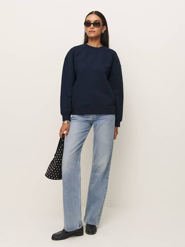 Emma Classic Crewneck Sweatshirt - Midnight