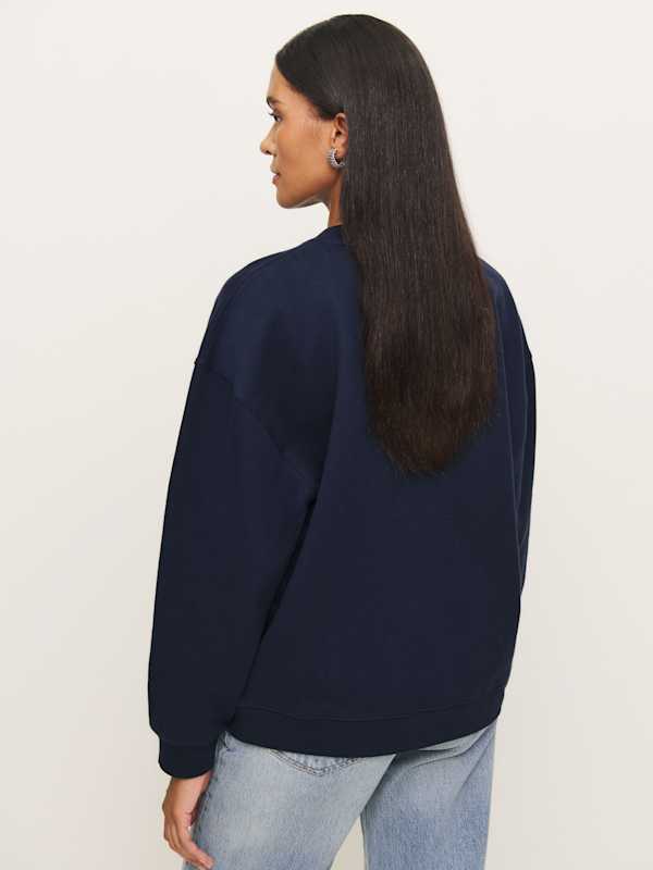 Emma Classic Crewneck Sweatshirt - Midnight