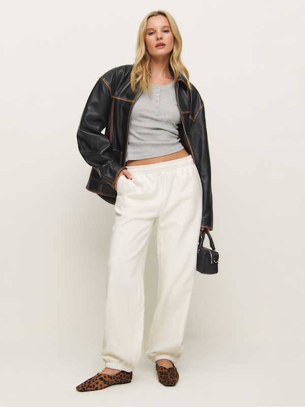 Skye Boyfriend Sweatpant - Fior Di Latte