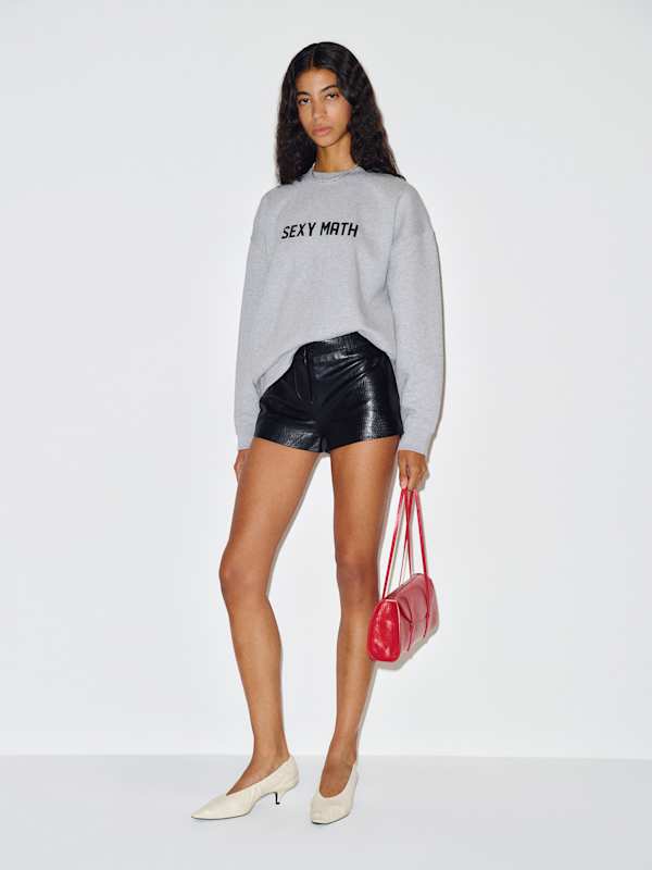 Drew Vintage Oversized Crewneck Sweatshirt - Sexy Math