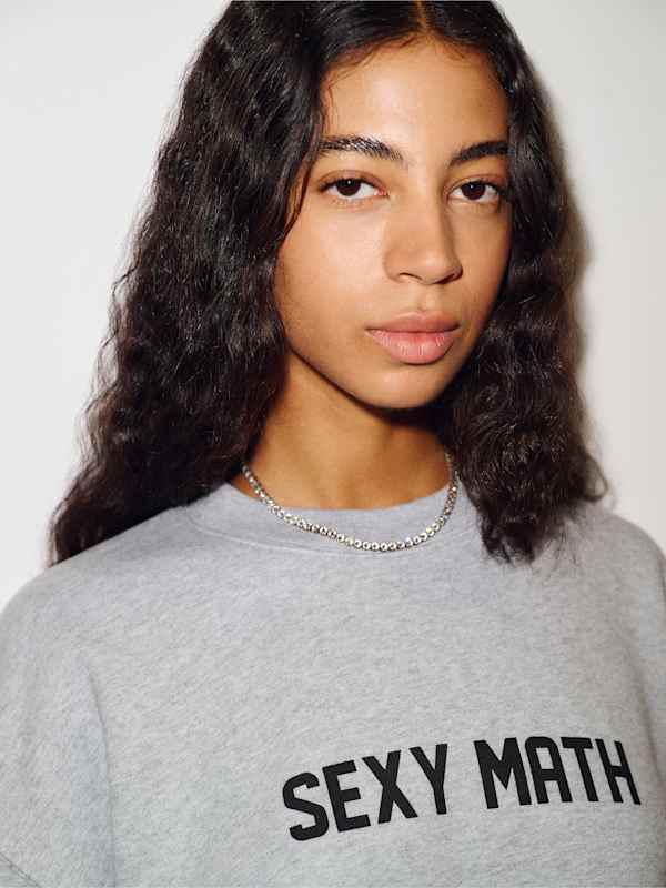 Drew Vintage Oversized Crewneck Sweatshirt - Sexy Math