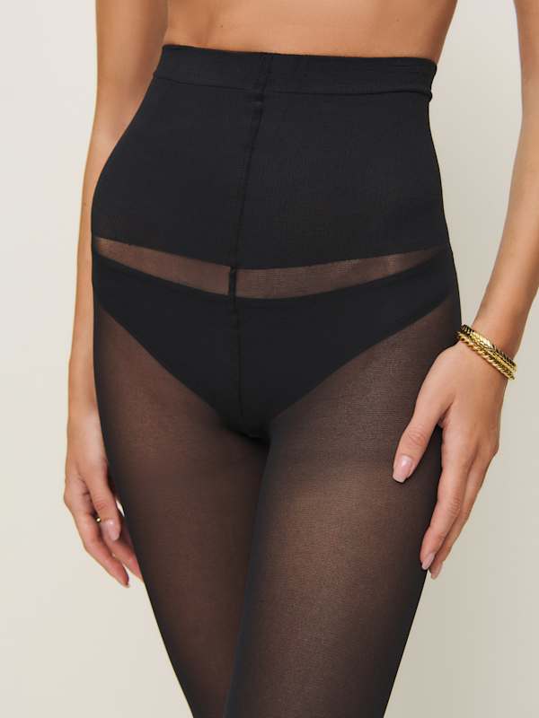 Swedish Stockings Svea Sheer Tights - Black